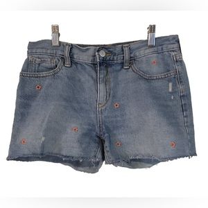 OLD NAVY Denim Shorts with Flowers